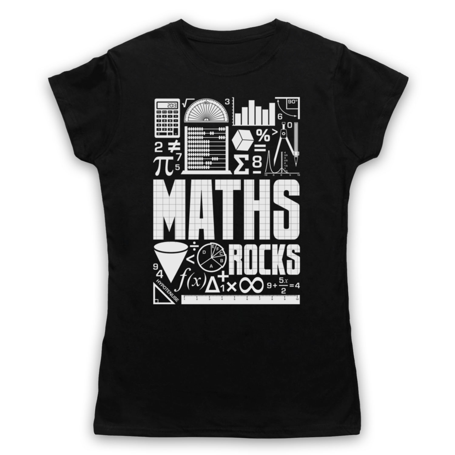 MATHS ROCKS MATH GEEK CHIC NERD MATHEMATICS MATHLETE MENS & WOMENS T-SHIRT - Picture 14 of 23
