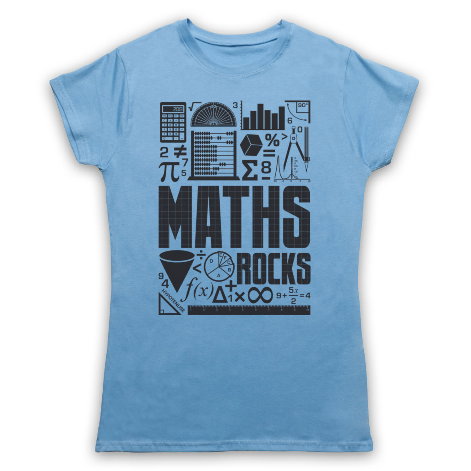 MATHS ROCKS MATH GEEK CHIC NERD MATHEMATICS MATHLETE MENS & WOMENS T-SHIRT - Picture 21 of 23