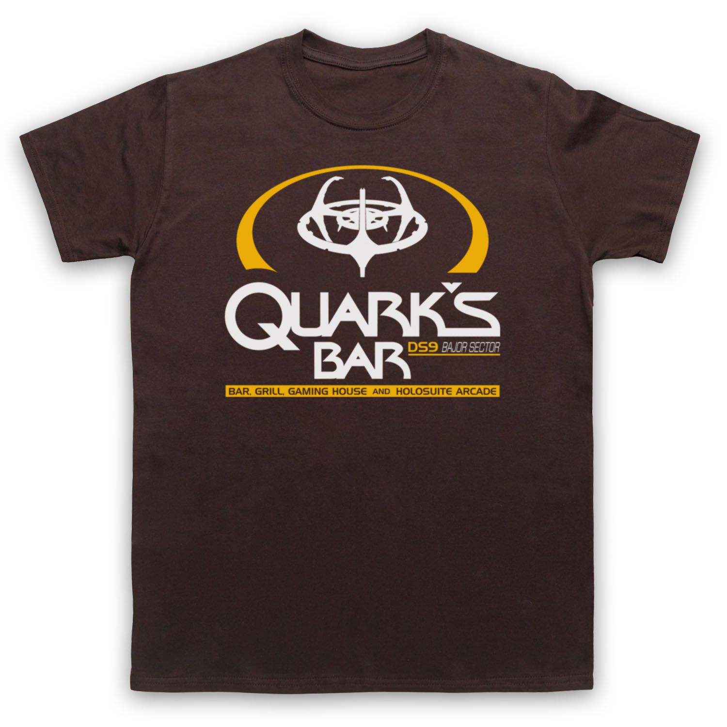 QUARK'S BAR STAR DEEP SPACE NINE DS9 BAJOR SECTOR TREKKIE ADULTS T-SHIRT - Picture 11 of 23