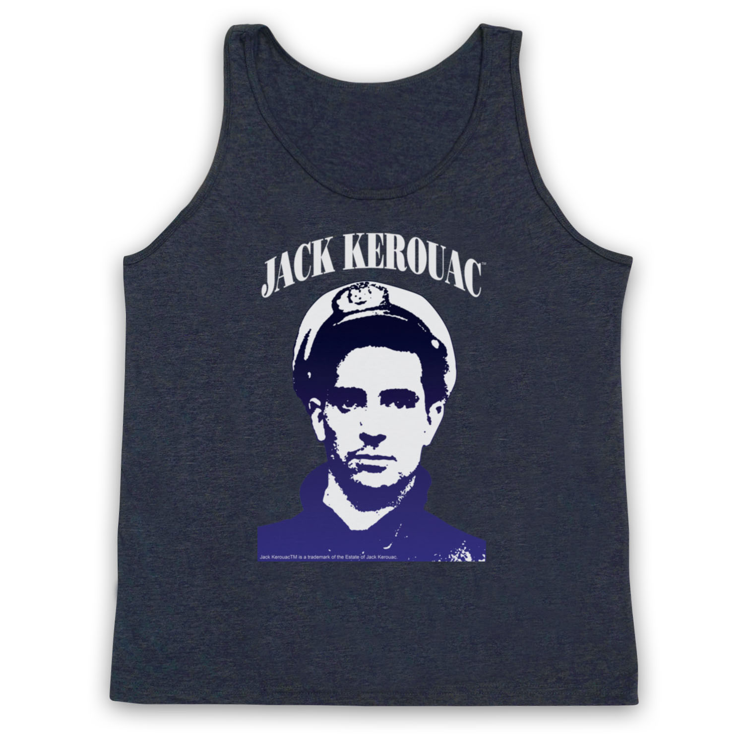 JACK KEROUAC 1 SEA CAPTAIN UNOFFICIAL AUTHOR BOOK BEAT ADULTS VEST TANK TOP - Picture 9 of 11
