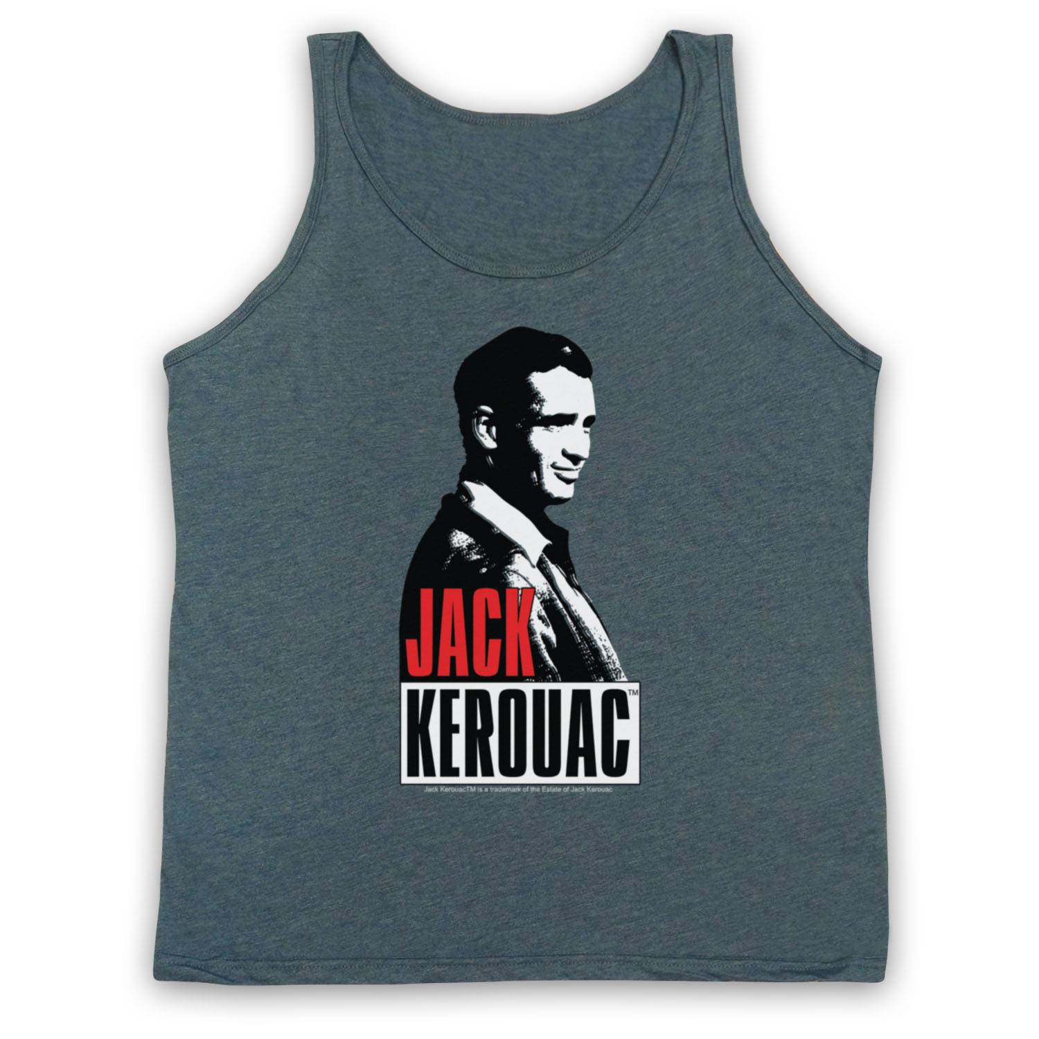 BEAT GENERATION UNOFFICIAL JACK KEROUAC 2 ICONIC WRITER ADULTS VEST TANK TOP - Picture 10 of 11