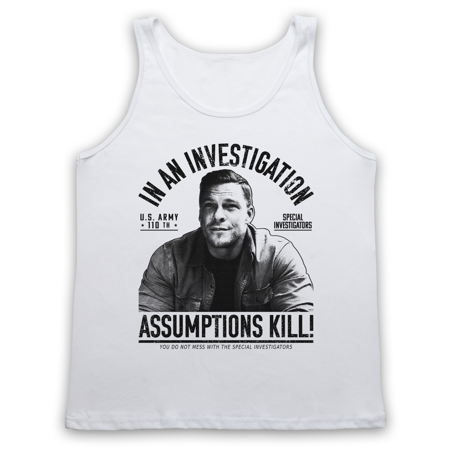 Débardeur Reacher In points de vente An Investigation Suppositions Kill Major Jack Army 110th