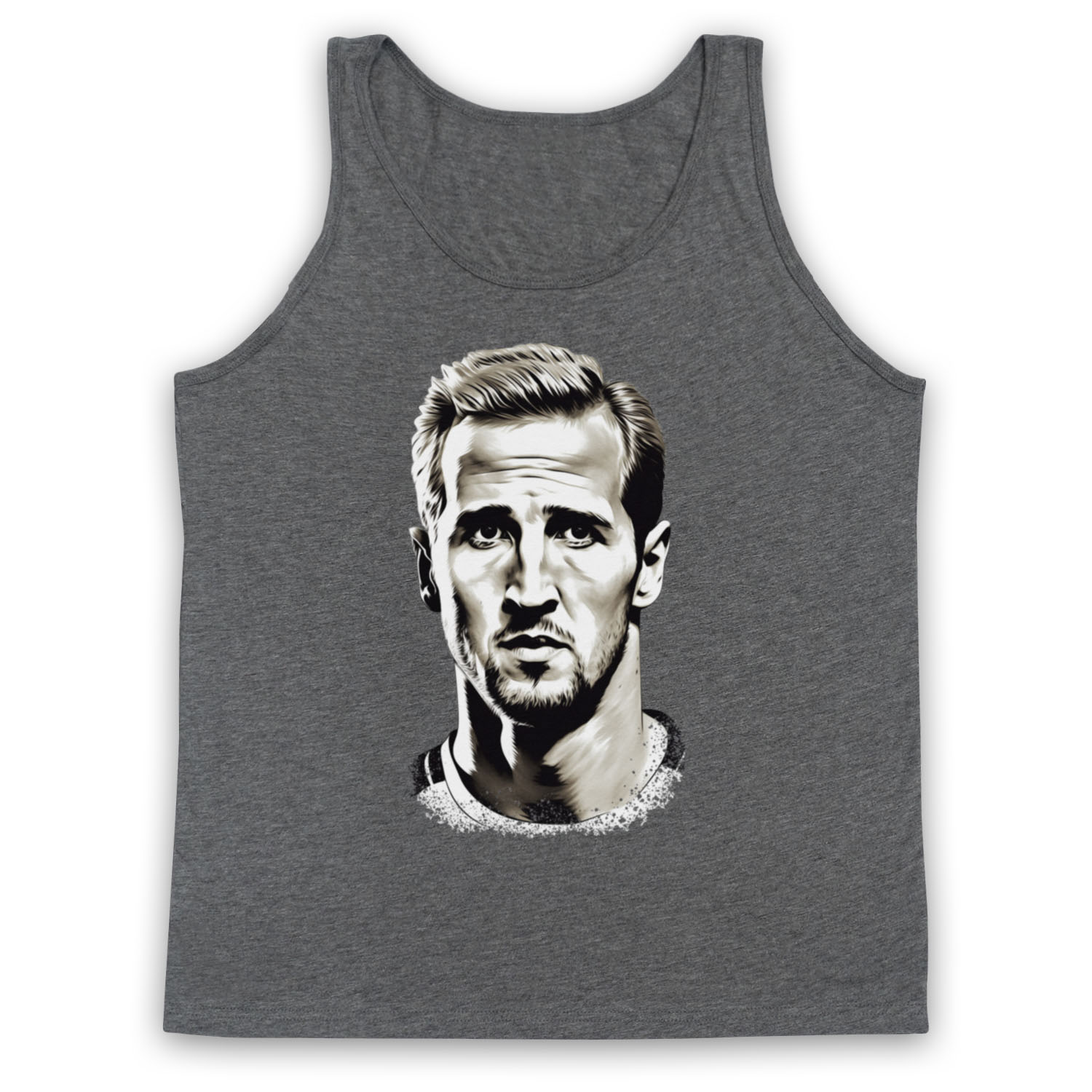 KANE ILLUSTRATION TRIBUTE FOOTBALL SOCCER HERO LEGEND ADULTS VEST TANK TOP - Picture 7 of 9