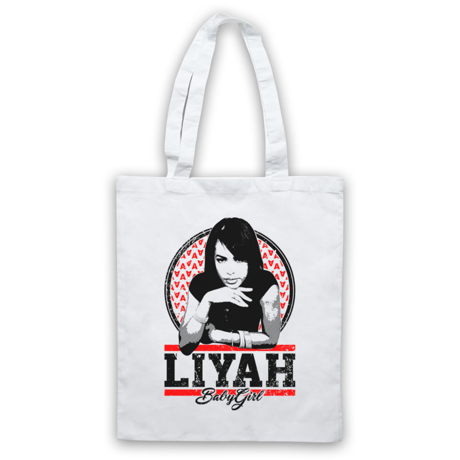 LIYAH 90's R&B BABYGIRL TRIBUTE POP HIP HOP ICON TOTE BAG LIFE SHOPPER - Picture 3 of 11
