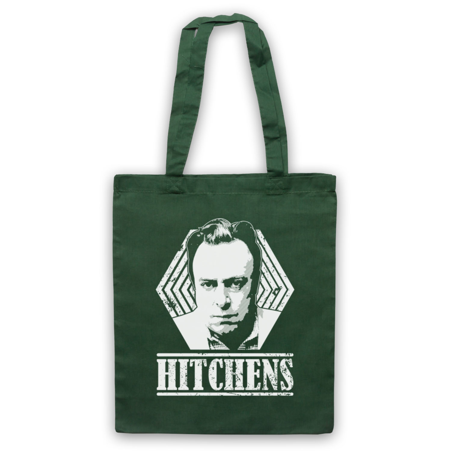 CHRISTOPHER HITCHENS UNOFFICIAL ATHEIST AUTHOR TRIBUTE TOTE BAG LIFE SHOPPER - Picture 9 of 11