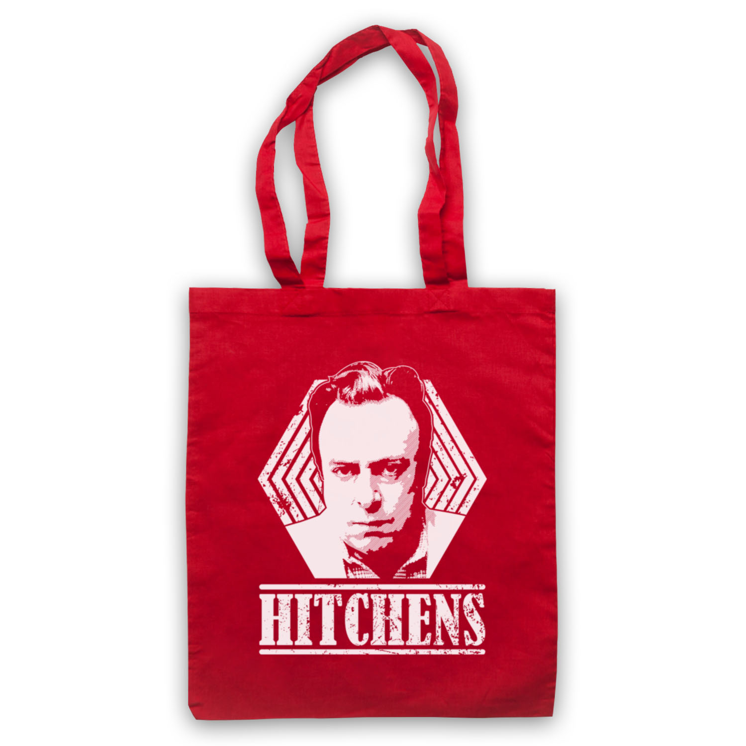 CHRISTOPHER HITCHENS UNOFFICIAL ATHEIST AUTHOR TRIBUTE TOTE BAG LIFE SHOPPER - Picture 6 of 11