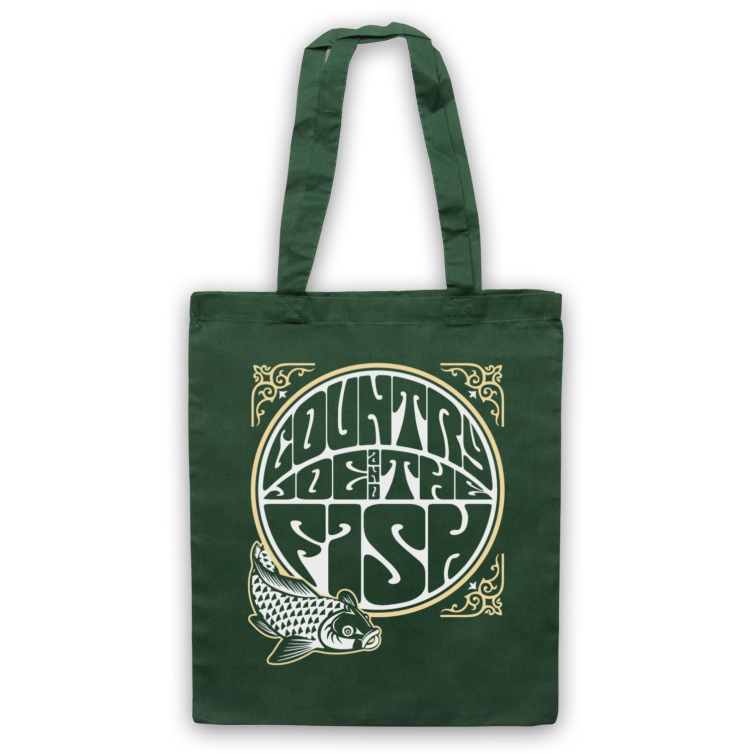 COUNTRY JOE AND THE FISH UNOFFICIAL CLASSIC ROCK BAND TOTE BAG LIFE SHOPPER - Picture 9 of 11