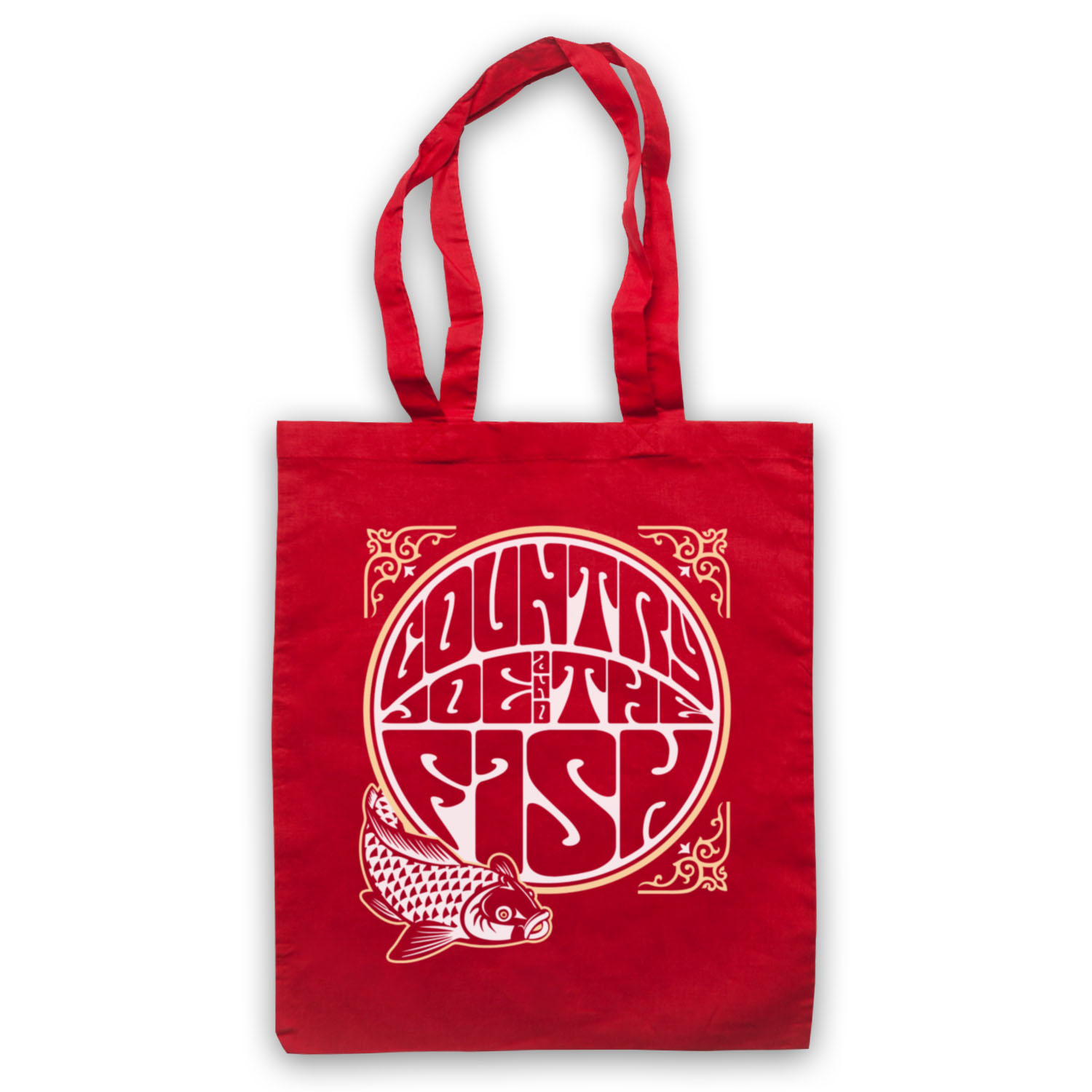 COUNTRY JOE AND THE FISH UNOFFICIAL CLASSIC ROCK BAND TOTE BAG LIFE SHOPPER - Picture 6 of 11