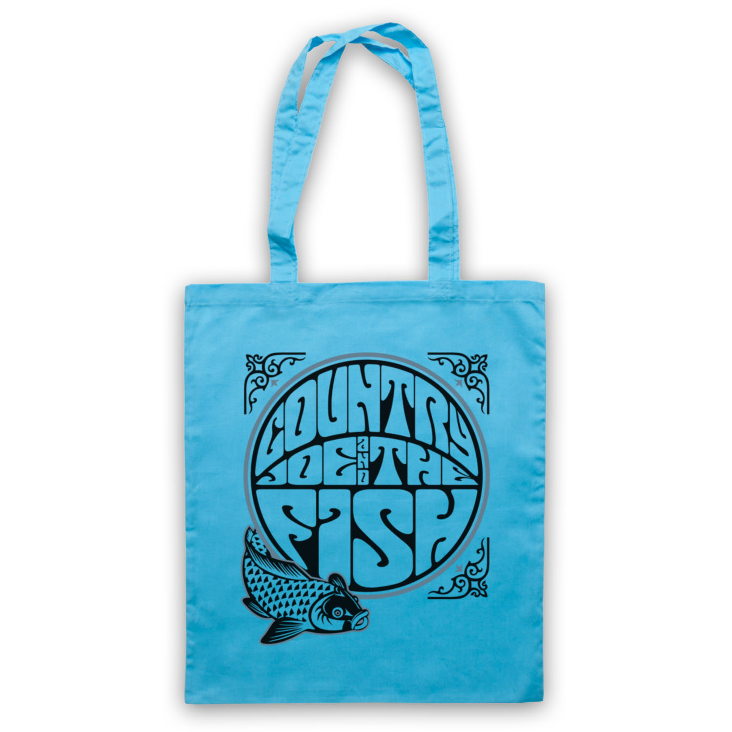 COUNTRY JOE AND THE FISH UNOFFICIAL CLASSIC ROCK BAND TOTE BAG LIFE SHOPPER - Picture 10 of 11
