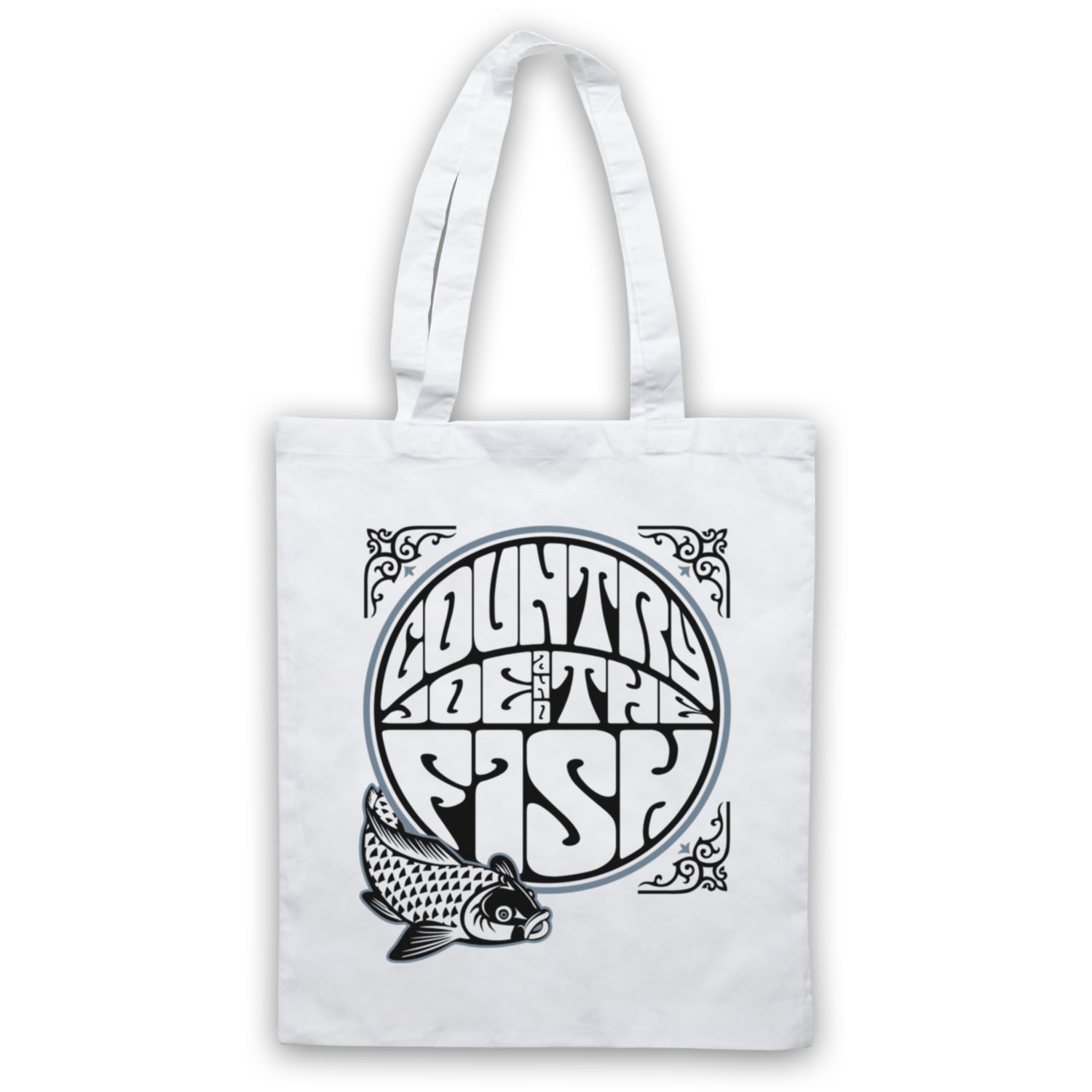 COUNTRY JOE AND THE FISH UNOFFICIAL CLASSIC ROCK BAND TOTE BAG LIFE SHOPPER - Picture 3 of 11