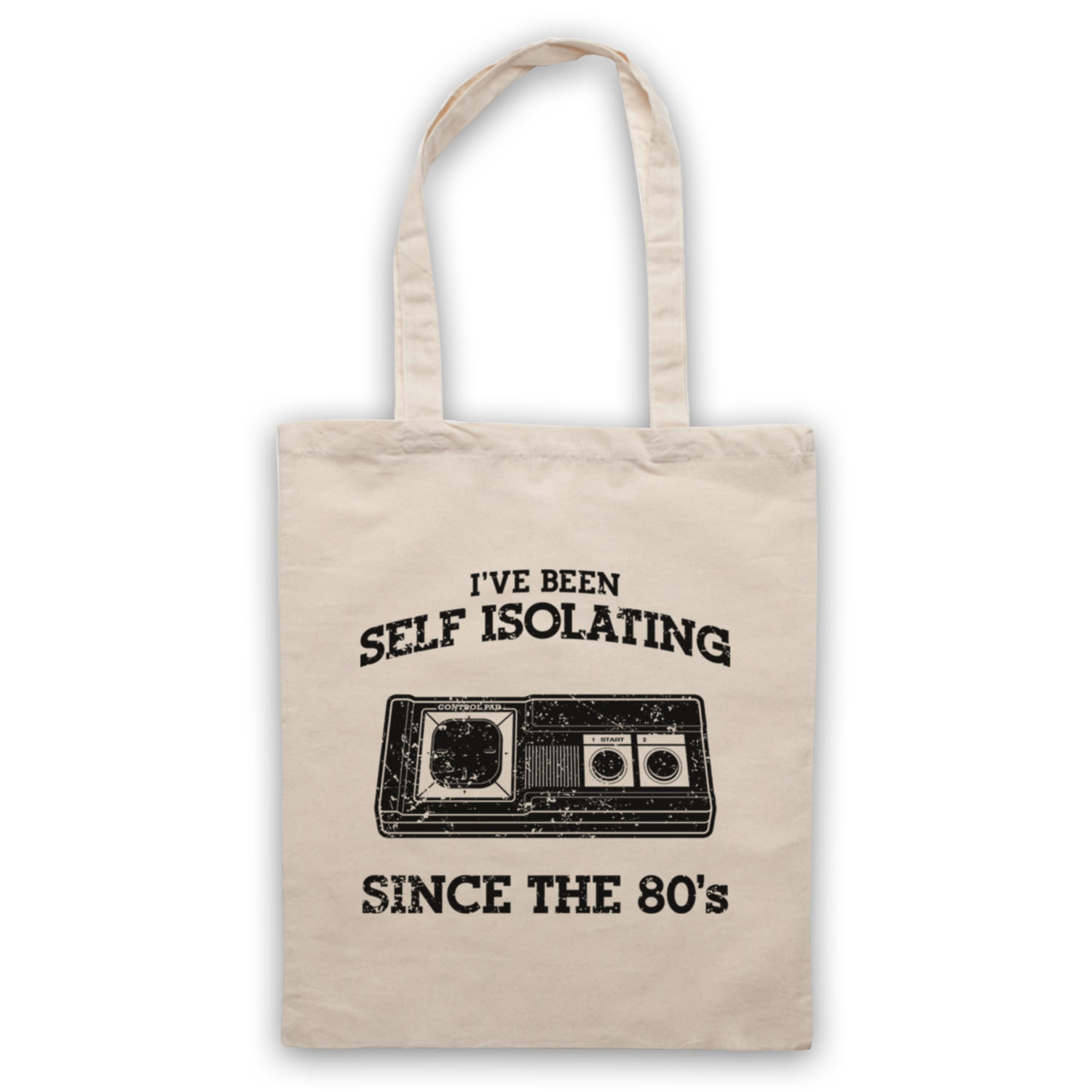 I'VE BEEN SELF ISOLATING SINCE THE 80'S MASTER CONTROL TOTE BAG LIFE SHOPPER - Picture 7 of 11