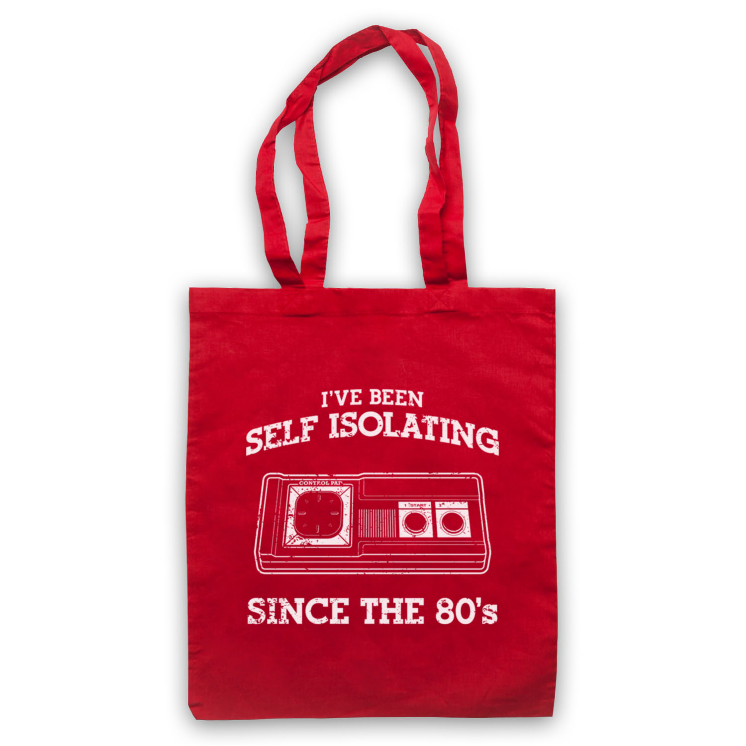 I'VE BEEN SELF ISOLATING SINCE THE 80'S MASTER CONTROL TOTE BAG LIFE SHOPPER - Picture 6 of 11
