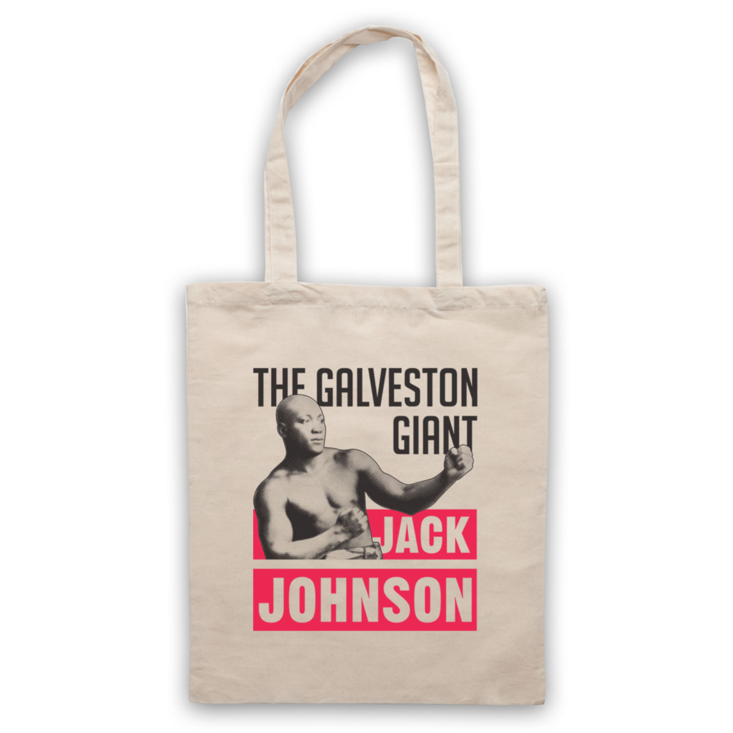 GALVESTON GIANT UNOFFICIAL JACK JOHNSON BOXING BOXER TOTE BAG LIFE SHOPPER - Picture 7 of 11
