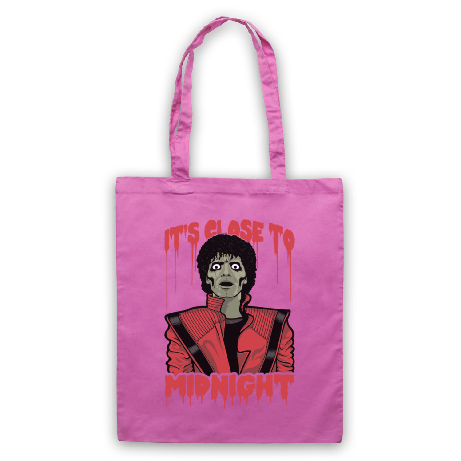 Zombie Thriller 80s Pop Halloween Spooky Pop King Cotton Tote Bag Shopper Cols - Picture 11 of 11
