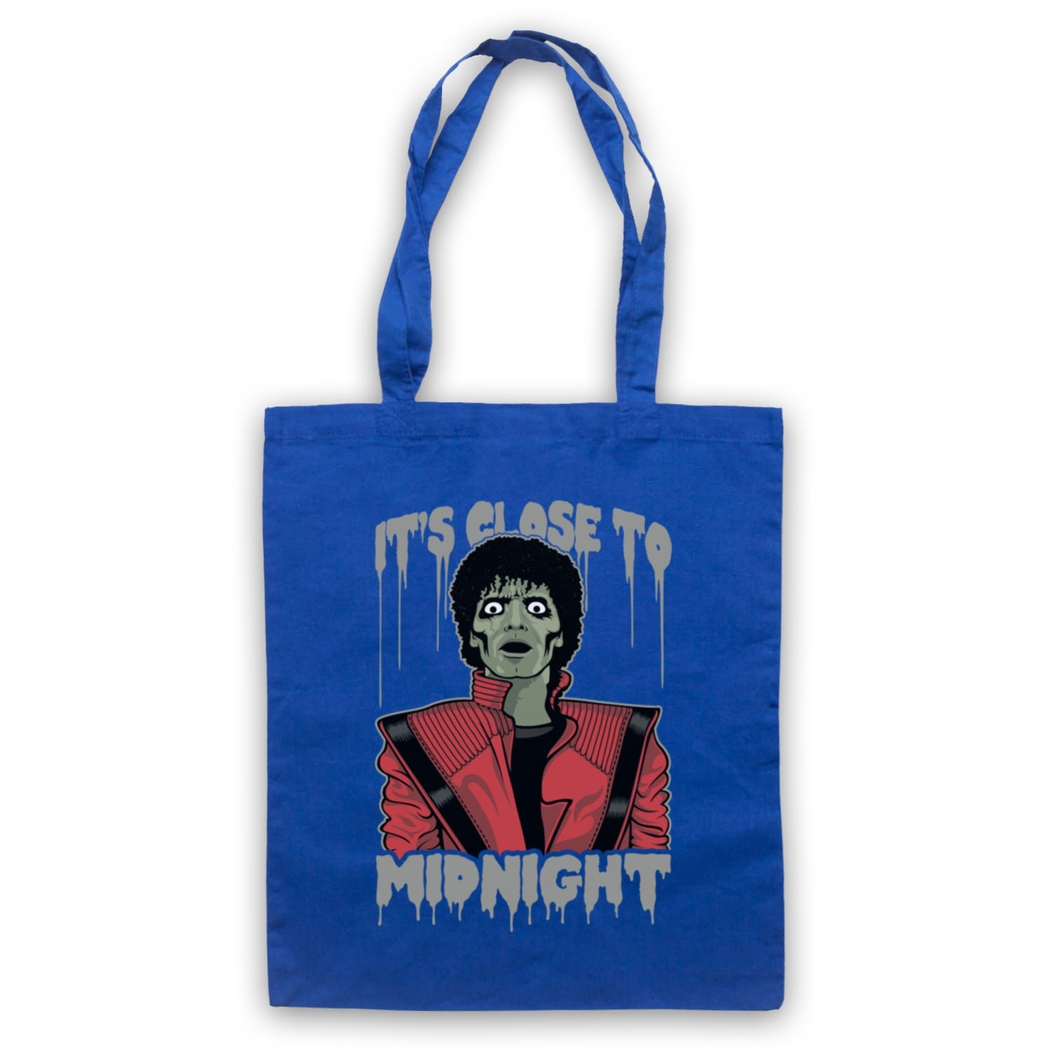 Zombie Thriller 80s Pop Halloween Spooky Pop King Cotton Tote Bag Shopper Cols - Picture 5 of 11