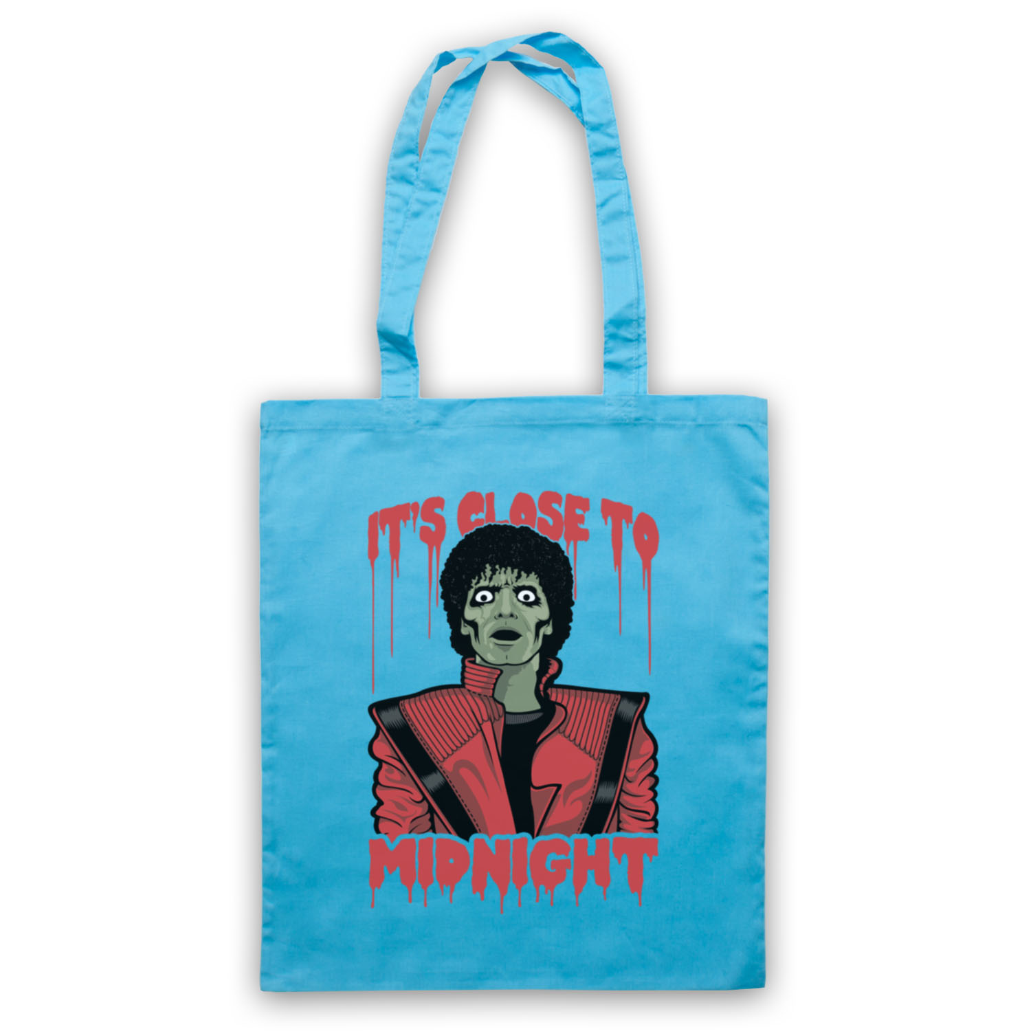 Zombie Thriller 80s Pop Halloween Spooky Pop King Cotton Tote Bag Shopper Cols - Picture 10 of 11
