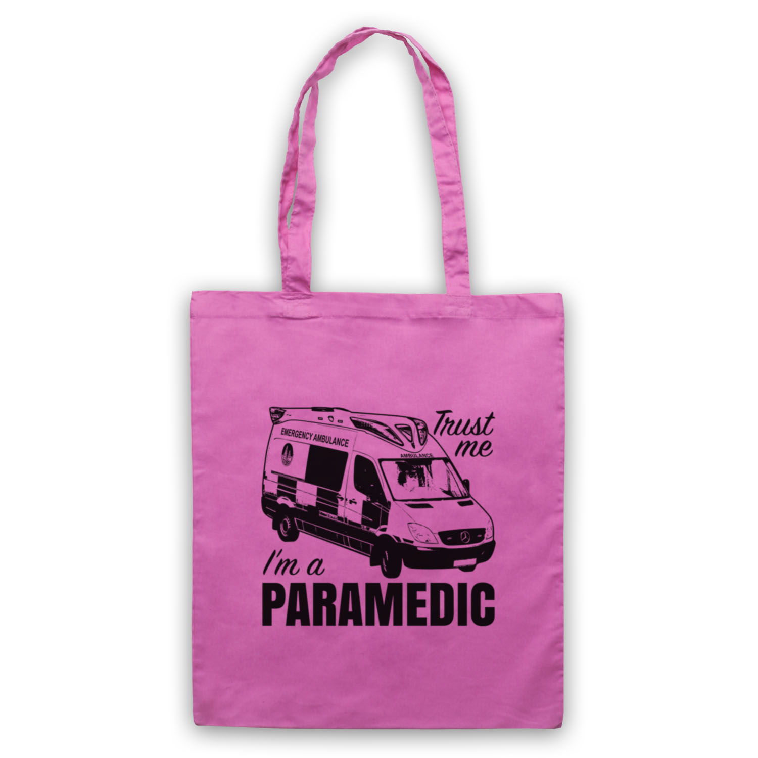 TRUST ME I'M A PARAMEDIC EMERGENCY RESPONSE AMBULANCE TOTE BAG LIFE SHOPPER - Picture 11 of 11