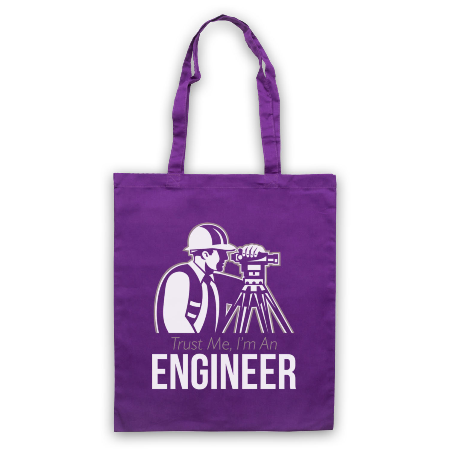 TRUST ME I'M AN ENGINEER CIVIL MECHANICAL ELECTRICAL TOTE BAG LIFE SHOPPER - Picture 8 of 11
