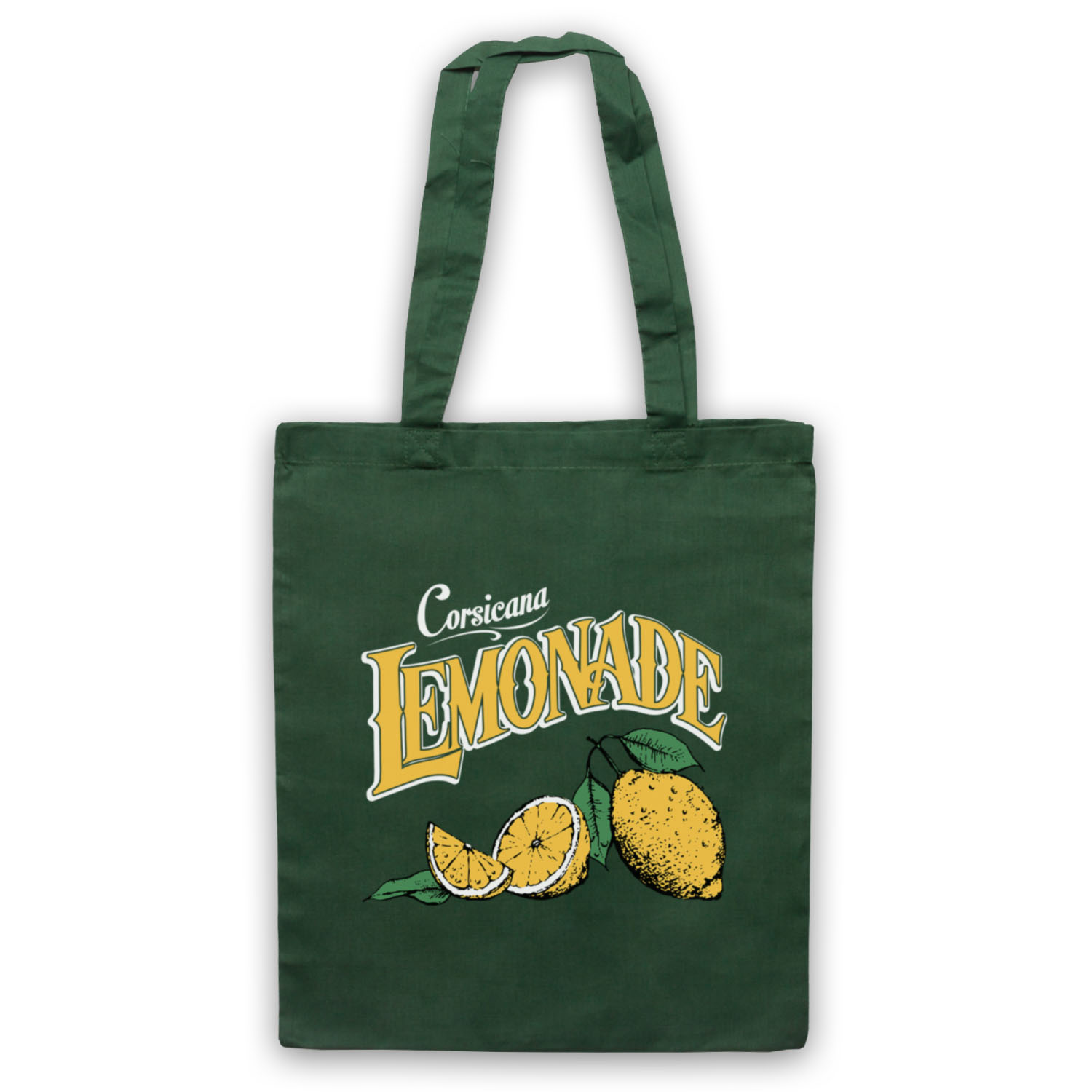 CORSICANA LEMONADE UNOFFICIAL WHITE DENIM ROCK BAND TOTE BAG LIFE SHOPPER - Picture 9 of 11